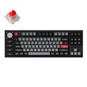 MX00129543 Q3 Pro QMK/VIA Wireless Custom Mechanical Keyboard w/ South-Facing RGB, K Pro Red Switch, Carbon Black