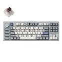 MX00129548 Q3 Pro QMK/VIA Wireless Custom Mechanical Keyboard w/ South-Facing RGB, K Pro Brown Switch, Silver Grey