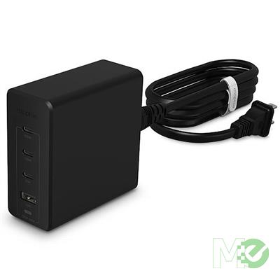 MX00129645 120W 4-port USB-C/USB-A Speedport GaN Wall Charger, Black 