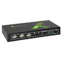 MX00129720 IDATA KVM-HDMI2U 2-Port 4K HDMI KVM Switch w/ HDMI, USB 2 & 3.5mm Audio Ports