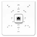 MX00129755 U6 In Wall Access Point w/ TriBand WiFi 6E, 4 Port Gigabit Switch