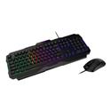 MX00129837 Forge GK100 Gaming Mouse & Keyboard Combo w/ RGB Lighting, Black
