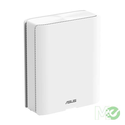 MX00130021 ZenWiFi BQ16 Pro WiFi 7 Mesh Router (1-pack) w/ Dual 10G Ports, Subscription-free network security, AiMesh, White
