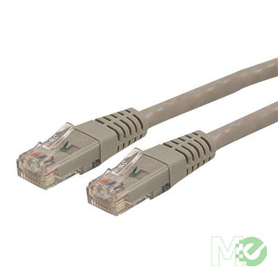 MX12295 Molded Cat 6 Patch Cable - ETL Verified, Grey, 3ft.