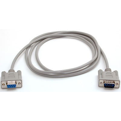 MX13198 Straight Thru Serial/Parallel Cable, DB9 M/F, 10ft.