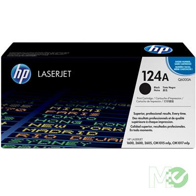 MX14302 Color LaserJet 124A Print Cartridge, Black