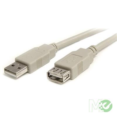 MX1544 USB Extension Cable, A-A, M/F, 6ft.