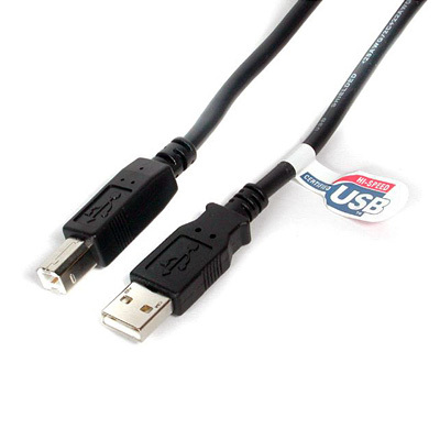 MX1555 High Speed Certified USB 2.0 Cable, A-B, 6ft.