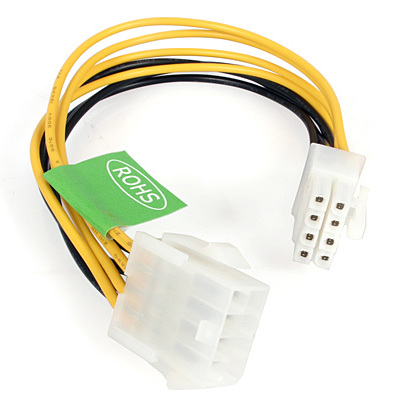 MX17359 EPS 8-Pin Power Extension Cable, 8in