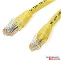 MX18168 Molded Cat 6 Patch Cable - ETL Verified, Yellow, 1ft.