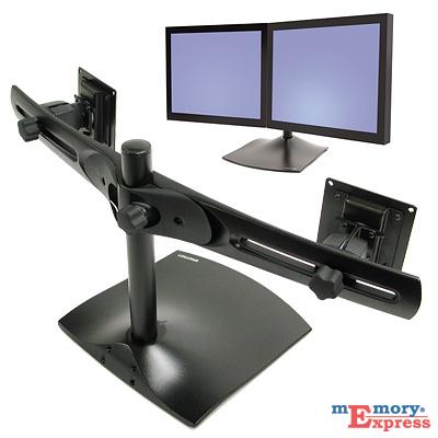 MX19195 DS100 Dual-Monitor Desk Stand, Horizontal