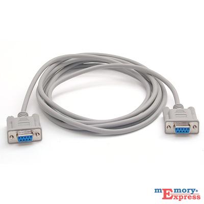 MX20711 Serial Null Modem Cable DB9 F/F, 6ft.