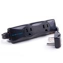 MX21003 Defend Travel Surge Protector, 4 Outlet 