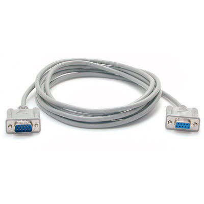 MX2121 Serial Null Modem Cable DB9 M/F, 10ft.