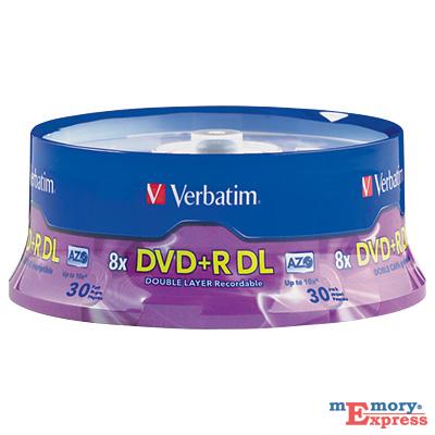 MX21954 8.5GB 8x (Up to 10x) DVD+R DL, 30 pack