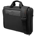 MX23504 Advance 16in Laptop Bag, Black / Orange