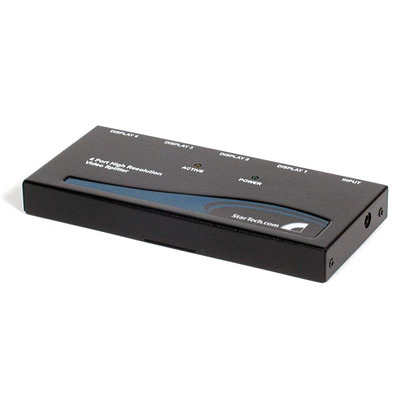 MX2578 4-Port VideoView Pro High-Resolution 350 MHz VGA Video Splitter / Distribution Amplifier