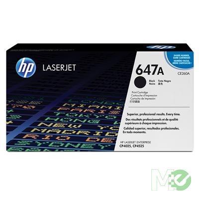 MX27079 Color LaserJet 647A Print Cartridge, Black