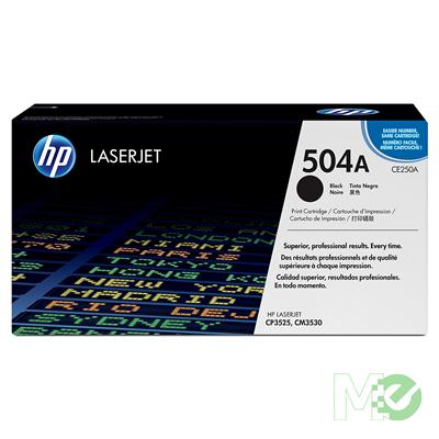 MX28968 Color LaserJet 504A Print Cartridge, Black