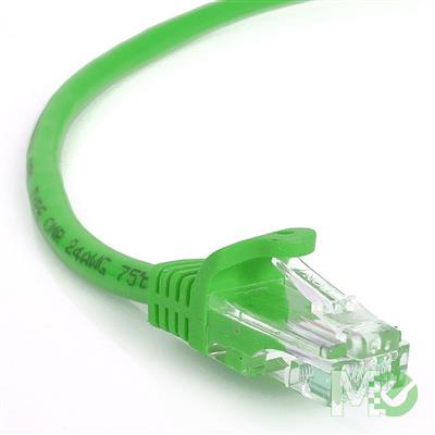 MX3013 Snagless Cat 5E Patch Cable, Green, 15ft.