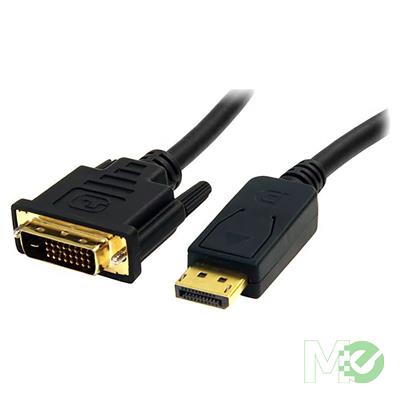 MX30371 DP2DVI2MM6 DisplayPort to DVI-D Cable, M/M, 6Ft 