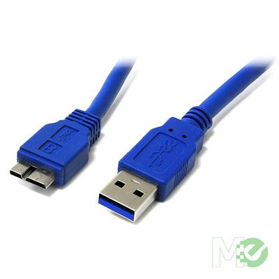 MX32436 SuperSpeed USB 3.0 Extension Cable A to MicroB M/M, 1ft