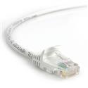 MX329 Snagless CAT5e Patch Cable, White, 3ft.