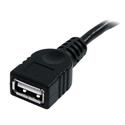 MX32962 USB 2.0 Extension Cable A to A, M/F, Black, 10ft.