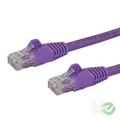 MX34348 Snag-less Cat 6 Patch Cable, Purple, 10ft.