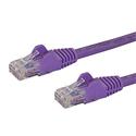 MX34349 Snag-less Cat 6 Patch Cable, Purple, 15ft.