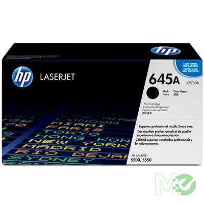 MX3437 Color LaserJet 645A Print Cartridge, Black