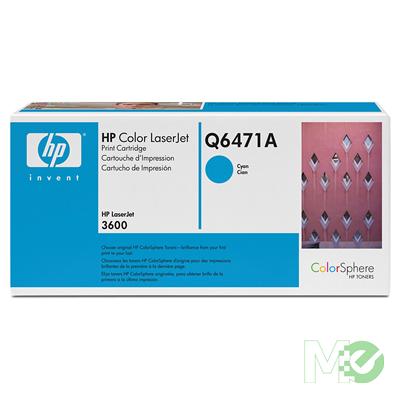 MX34733 Color LaserJet 502A Print Cartridge, Cyan