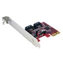 MX35062 2 Port SATA 6 Gbps PCI Express SATA Controller Card