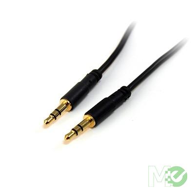 MX35527 Slim 3.5mm Stereo Audio Cable M/M, 15ft
