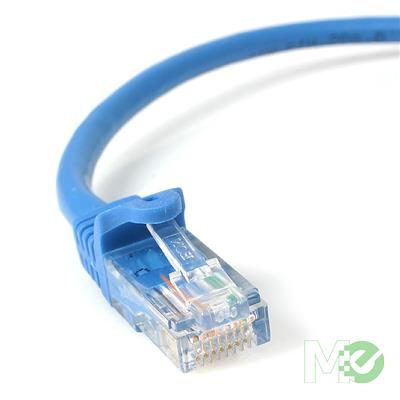MX356 Snagless Cat 5E Patch Cable, Blue, 75ft.