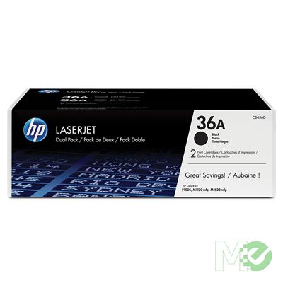 MX36090 LaserJet 36A Print Cartridge, Black - Dual Pack
