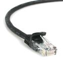 MX369 Snagless Cat 5E Patch Cable, Black, 10ft.