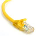 MX377 Snagless Cat 5E Patch Cable, Yellow, 10ft.