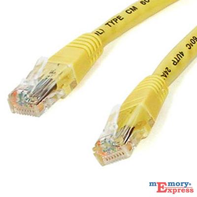 MX3809 Molded Cat 6 Patch Cable - ETL Verified, Yellow, 35ft.
