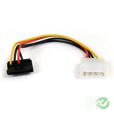 MX39122 4 Pin Molex to Right Angle SATA Power Cable Adapter, 6in
