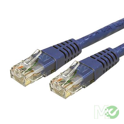 MX4008 Molded Cat 6 Patch Cable - ETL Verified, Blue, 10ft.