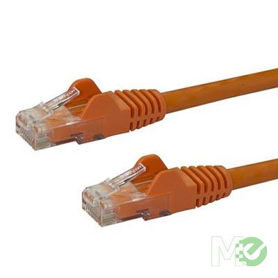 MX40387 Snag-less Cat 6 Patch Cable, Orange, 75ft.