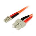 MX41850 2m Multimode 62.5/125 Duplex Fiber Patch Cable LC - SC