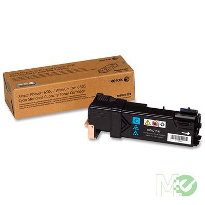 MX45646 106R01591 Cyan Toner Cartridge For Phaser™ 6500 & WorkCentre™ 6505 Series Printers, 1,000 Page Yield