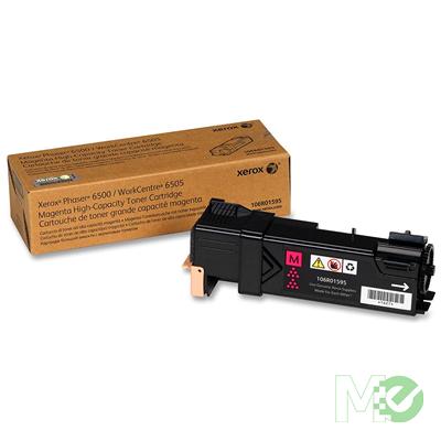 MX45650 106R01595 Magenta Toner Cartridge For Phaser™ 6500 & WorkCentre™ 6505 Series Printers, 2,500 Page High Yield 