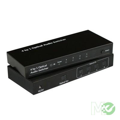 MX45661 4 to 1 Optical Audio Switcher