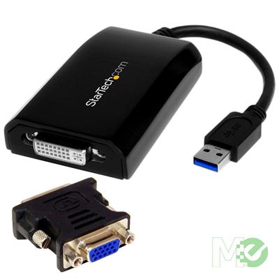 MX47501 USB 3.0 DVI-I / VGA External Video Adapter