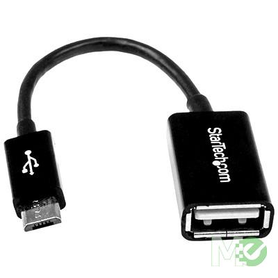 MX47564 Micro USB to USB OTG Host Adapter, M/F