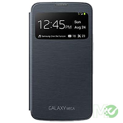 MX47653 Galaxy Mega Black Case w/ Clear Window
