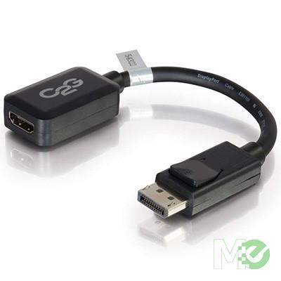 MX52955 DisplayPort Male to HDMI Female Converter, Black, 8in